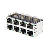 LPJT476156AENL 2.5G Base-T RJ45 2x4 Port Connectors With Integrated Magnetics Green/Yellow LED thumb image 3