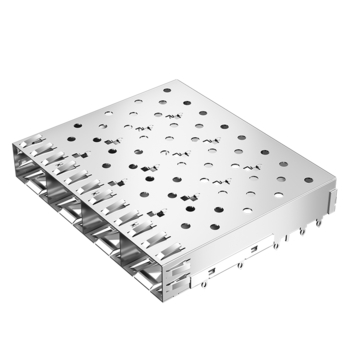 Kompatibel mit Molex 747280415 LINK-PP LP14AC02000 SFP 1X4-Käfige mit Presspassung und EMI-Federfinger