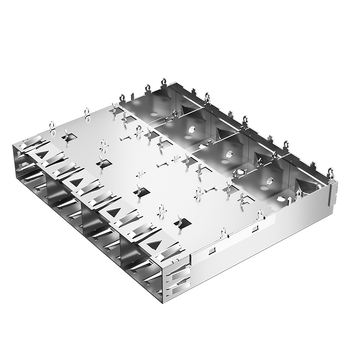 LINK-PP LP14AC02000S SFP Jaula 1X4 Press-Fit con resorte EMI Imagen 2