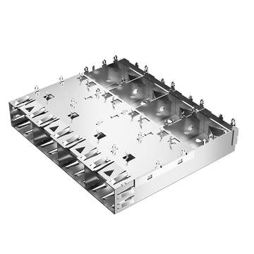 Molex 747280415 Compatible LINK-PP LP14AC02000 SFP 1X4 Cages Press-Fit With EMI Spring Finger image 2
