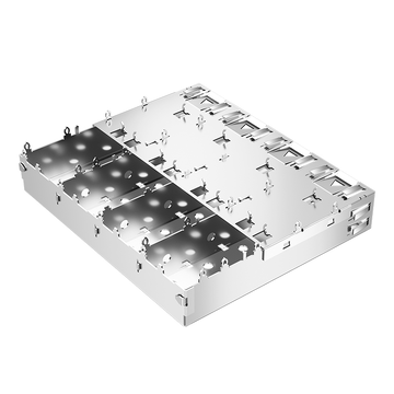 Compatibile con Amphenol U77-A4114-2D01 LINK-PP LP14AC02000S SFP 1X4 Gabbia Press-Fit con Dito a Molla EMI immagine 4