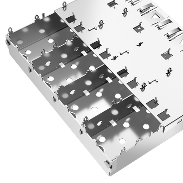LINK-PP LP14AC02000S SFP Jaula 1X4 Press-Fit con resorte EMI Imagen 5