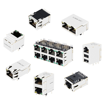 Belfuse G10-1GHT-035 Compatible LINK-PP LPJK9072A110NL 10G Base-T Tab Up Yellow&Green/Green Led 1 Port Low Profile Ethernet RJ45 ICM Connector