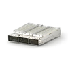 TE 2170738-1 QSFP28 Κλωβός με Πλέγμα (1 x 3) με Ψύκτρα, Διαμπερή Οπή, Ορθής Γωνίας, Πρεσαριστή Τοποθέτηση, Μικρογραφική Εικόνα 1