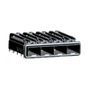 TE 2198242-3 SFP+ kooi gekoppeld (1 x 4) met koelplaat, doorvoergat, haakse perspassing, EMI-afgeschermde lichtgeleider (thumb image 1)