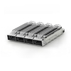 TE 2-2170747-4 Κλωβός ZQSFP+ με περίβλημα (1 x 4) με ψύκτρα, διαμπερή οπή, ορθής γωνίας, σωλήνας φωτός με θωράκιση EMI, με μικρογραφία εικόνας 1