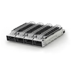 TE 2-2170747-5 ZQSFP+ Cage Ganged (1 x 4) with Heat Sink Through Hole Right Angle Press-Fit EMI Shielded Light Pipe thumb image 1