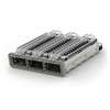 TE 2-2170769-1 QSFP28ケージギャング（1 x 3）ヒートシンクスルーホール直角プレスフィットEMIシールドライトパイプサムネイル画像1