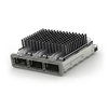 TE 2-2170769-3 QSFP28 Käfig verbunden (1 x 3) mit Kühlkörper Durchgangsloch rechtwinklig Press-Fit EMI abgeschirmtes Lichtrohr Daumenbild 1