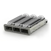 TE 2-2170769-4 QSFP28 Κλωβός με στεγανοποίηση (1 x 3) με ψύκτρα, διαμπερή οπή, ορθής γωνίας, σωλήνας φωτός με θωράκιση EMI, με μικρογραφία εικόνας 1