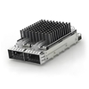 TE 2-2170808-3 QSFP28 Cage Ganged (1 x 2) met koelplaat, doorvoergat, haakse perspassing, EMI-afgeschermde lichtgeleider (thumb image 1)