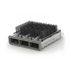 TE 2170769-3 QSFP28 Gaiola Agrupada (1 x 3) com Dissipador de Calor Através de Furo Ângulo Reto Press-Fit EMI Blindado Tubo de Luz thumb image 1