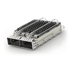 TE 2170808-5 QSFP28 Cage Ganged (1 x 2) with Heat Sink Through Hole Right Angle Press-Fit EMI Shielded Light Pipe thumb image 1