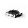 TE 2170814-3 QSFP28 Cage Ganged (1 x 2) met koelplaat, doorvoergat, haakse perspassing, EMI-afgeschermde lichtgeleider (thumb image 1)