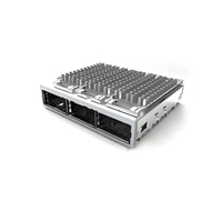 TE 2173239-2 ZQSFP+ Cage Ganged (1 x 3) with Heat Sink Press-Fit EMI Shielded