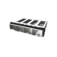 TE 2180463-1 SFP+ Cage Ganged (1 x 4) Through Hole Right Angle Press-Fit EMI Shielded
