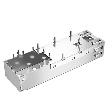 Amphenol U77-A1114-300R Compatible LINK-PP LP11ACS2000S REVB SFP 1x1 Cage With EMI Spring Finger image 4