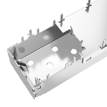 Pulse SFPCAGE005-L compatibel LINK-PP LP11ACS2000S SFP 1x1 behuizing met EMI-veervinger (afbeelding 5)