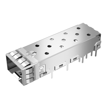 Amphenol U77-F1313-3001 Compatible LINK-PP LP11BCS2000 SFP+ 1X1 Cage With Grounding Pin EMI Spring Finger