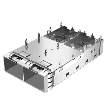 LINK-PP LP12BC01000 SFP+ Gabbia 1x2 con dito a molla EMI immagine 2