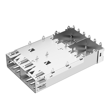 Amphenol U77-A2114-2001 호환 LINK-PP LP12AC02000B SFP 1x2 케이지 (EMI 스프링 핑거 포함) 이미지 2