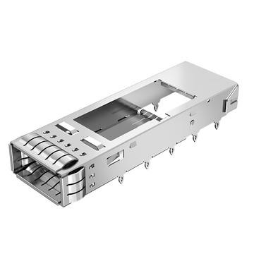 TE 2-2170703-7 Compatible LINK-PP LP11FC01000E QSFP28 1x1 Cage With EMI Spring Finger
