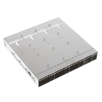 Amphenol UE62B4620021E1 Compatible LP14SC01000 OSFP Cage Ganged (1 x 4) Connector Press-Fit Through Hole