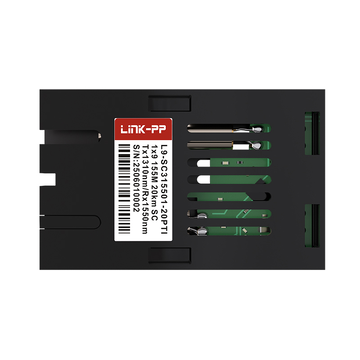 LINK-PP L9-SC315501-20PTI Transceptor óptico bidireccional simplex SC de 155 Mbps, 1310 nm, 20 km, 1×9 (industrial) imagen 3