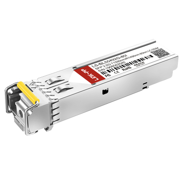 LS-BL55492G-80I 2.5G SFP BiDi 1550nm-TX/1490nm-RX 80km DOM Simplex LC SMF Optical Transceiver Module(Industrial)