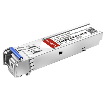 LINK-PP LS-BL31551G-60I 1.25G SFP BiDi 1310nm-TX/1550nm-RX 60km Simplex LC DDM SMF Optical Transceiver Module (Industrial)