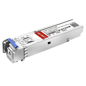 LS-BL31551G-60I SFP 1G BiDi 1310nm-TX/1550nm-RX 60km DOM Simplex LC/UPC SMF Optical Transceiver Module(Industrial)