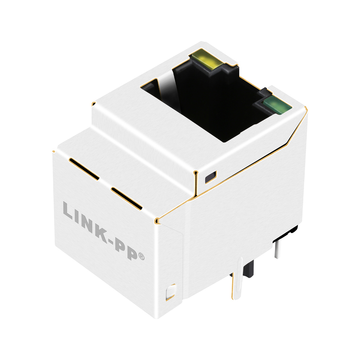 LPJDP5155BDNL 10 100 base-t vertical rj45 magjack poe+ yellow green led