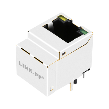 LPJDP5155BDNL 10/100Base-T Vertical RJ45 POE+ Magjack With Yellow/Green LED
