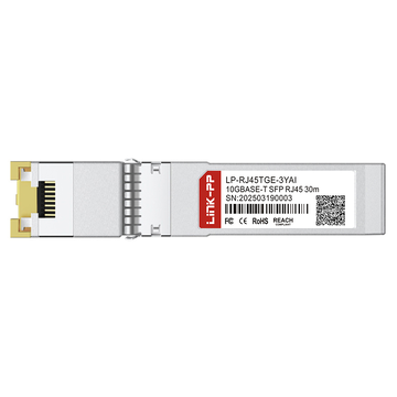 Dell 407-BDCY Compatible LINK-PP 10M/100M/1G/2.5G/5G/10G SFP+ Copper RJ-45 30m Transceiver Module (Industrial) image 3