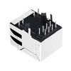 LPJ4301HENL 10/100 Base-T PoE RJ45 Magjack Tab Down LED Hijau/Kuning gambar jempol 3