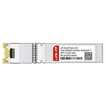Compatibile con Aruba SFP-10GM-T-30 LINK-PP Modulo ricetrasmettitore RJ-45 SFP+ in rame da 30 m, 10M/100M/1G/2.5G/5G/10G (immagine 3)