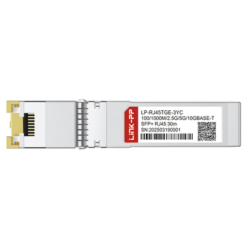 Juniper JNP-SFPP-10GE-T Compatible LINK-PP 10M/100M/1G/2.5G/5G/10G SFP+ Copper 30m RJ-45 Transceiver Module image 3