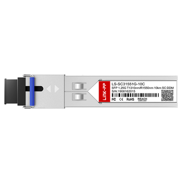 LINK-PP LS-SC31551G-10C 1G SFP BiDi 1310nm-TX/1550nm-RX 10km Simplex SC DOM SMF Módulo Transceptor Óptico imagem 3