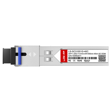 LINK-PP LS-SC31551G-40C 1G SFP BiDi 1310nm-TX/1550nm-RX 40km Simplex SC DOM SMF Módulo Transceptor Óptico imagem 3