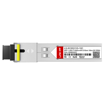 LINK-PP LS-SC55311G-10C 1G SFP 양방향 1550nm 송신/1310nm 수신 10km 단방향 SC DOM SMF 광 트랜시버 모듈 이미지 3