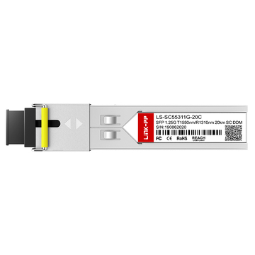 LINK-PP LS-SC55311G-20C 1G SFP BiDi 1550nm-TX/1310nm-RX 20km Simplex SC DOM SMF Módulo Transceptor Óptico imagem 3