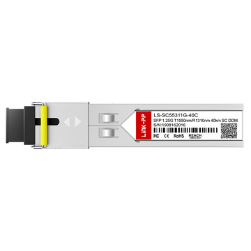 LINK-PP LS-SC55311G-40C 1G SFP BiDi 1550nm-TX/1310nm-RX 40km Simplex SC DOM SMF Optical Transceiver Module image 3