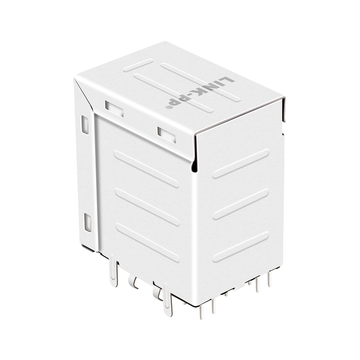 LPJU53422B50NL Разъем RJ45 100/1000 Base-T с двумя портами USB 2.0 и зеленым/зелено-желтым светодиодом (изображение 5)