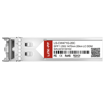 Brocade E1MG-CWDM20-1470 Compatible LINK-PP 1.25G Sfp Cwdm 1470nm 20km DOM Duplex LC/UPC SMF Optical Transceiver Module image 3