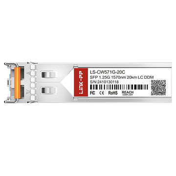 Brocade E1MG-CWDM20-1570 Compatible LINK-PP 1.25G Sfp Cwdm 1570nm 20km Duplex LC/UPC SMF DOM Optical Transceiver Module image 3