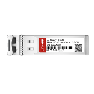 متوافق مع CWDM-SFP10G-20SP العام LINK-PP صورة 3 لوحدة الإرسال والاستقبال الضوئية أحادية الألياف (SMF) ثنائية الاتجاه LC DOM بسرعة 10 جيجابت/ثانية بتقنية CWDM بتردد 1310 نانومتر ومدى 20 كيلومترات.