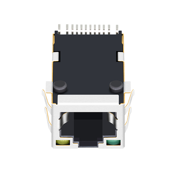 Compatibile con Pulse J3006G21DNL LINK-PP LPJ19394ABNL Connettore RJ45 SMT 10/100 Base-T con magneti integrati e linguetta di sicurezza, LED verde/giallo (immagine 4)