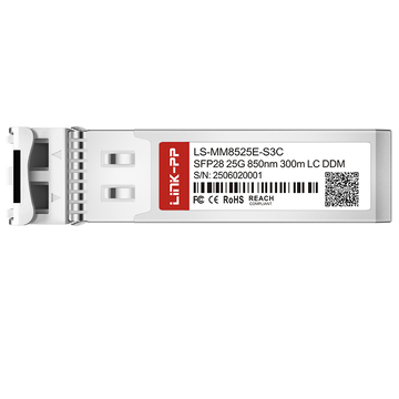 Generischer SFP-25GMCSR-85-kompatibel LINK-PP 10G/25G SFP28 850nm 300m DDMI Duplex LC MMF Optisches Transceiver-Modul Bild 3