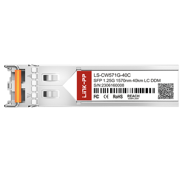 Juniper EX-SFP-GE40KCW1570 kompatibel LINK-PP 1.25G SFP CWDM 1570 nm 40 km DOM Duplex LC SMF Optisches Transceiver-Modul Bild 3