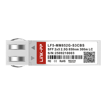 LF5-MM852G-S3CBS 2.5g sdh sonet 2x5 sff 850nm 300m duplex lc mmf transceiver module image 3